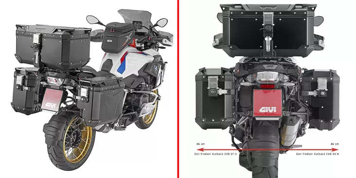 Givi Pannier Holder Bmw R1250Gs (19-23) - Moottoripyörän laukkujen kiinnityssarjat - D501526 - 1