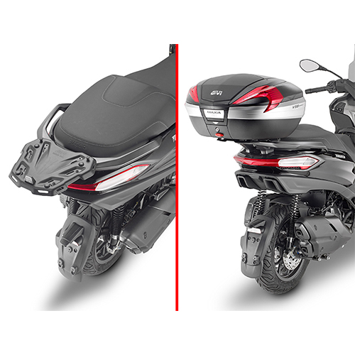 Givi RE.RACK PIAGGIO MP3 HPE400-SPORT-530EXC22 - Moottoripyörän laukkujen kiinnityssarjat - D478796 - 1
