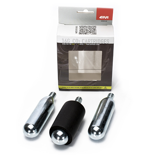 Givi Set of three CO2 cans for the Tubeless Tyres Repair Kit (S450) - Moottoripyörän laukkujen tarvikkeet - D324456 - 1