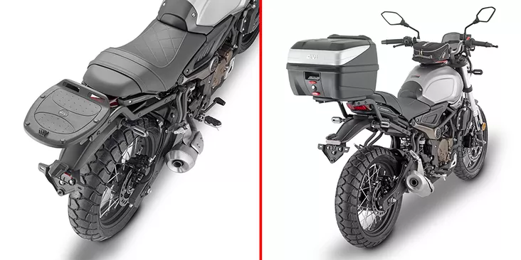 Givi SPEC.RACK VOGE TROF.300AC SCRAMBLER 22 - Moottoripyörän laukkujen kiinnityssarjat - D478806 - 1