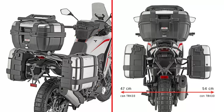 Givi Tub.Pa.Ho. Moto Morini X-Cape 700 (2025) - Moottoripyörän laukkujen kiinnityssarjat - D535666 - 1