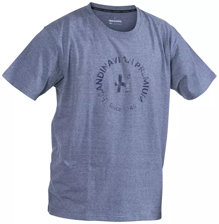 Halvarssons T-Paita H Tee Sininen - Vapaa-ajan paidat - D451376 - 1