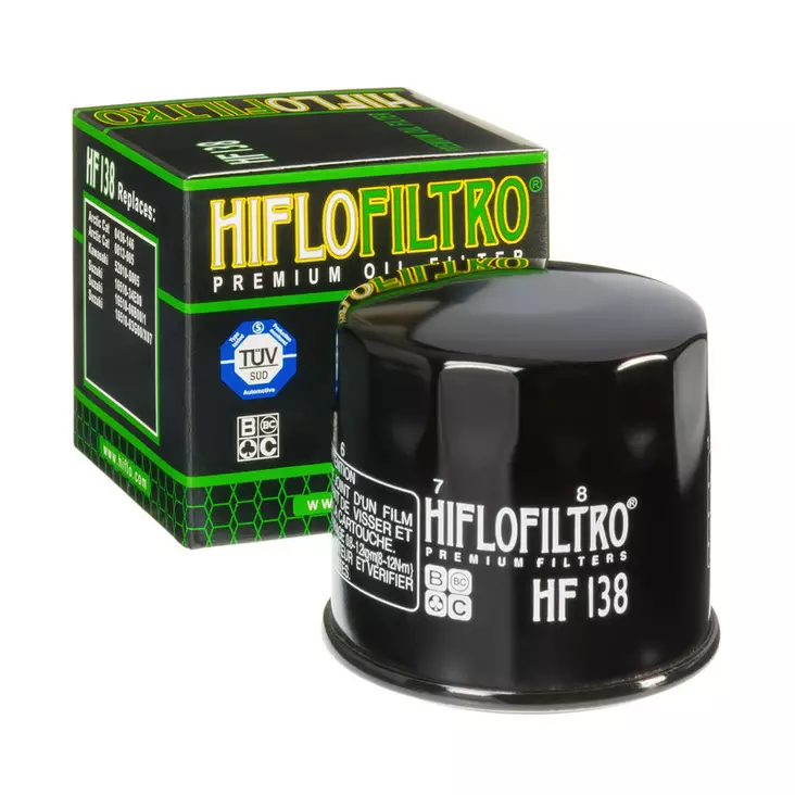 HiFlo öljynsuodatin HF138 - Mönkijän öljynsuodattimet - D59086 - 1