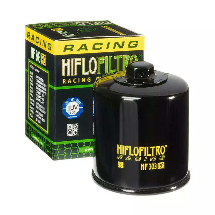 HiFlo öljynsuodatin HF303RC (Racing 17mm) - Perämoottorin osat - D158476 - 1