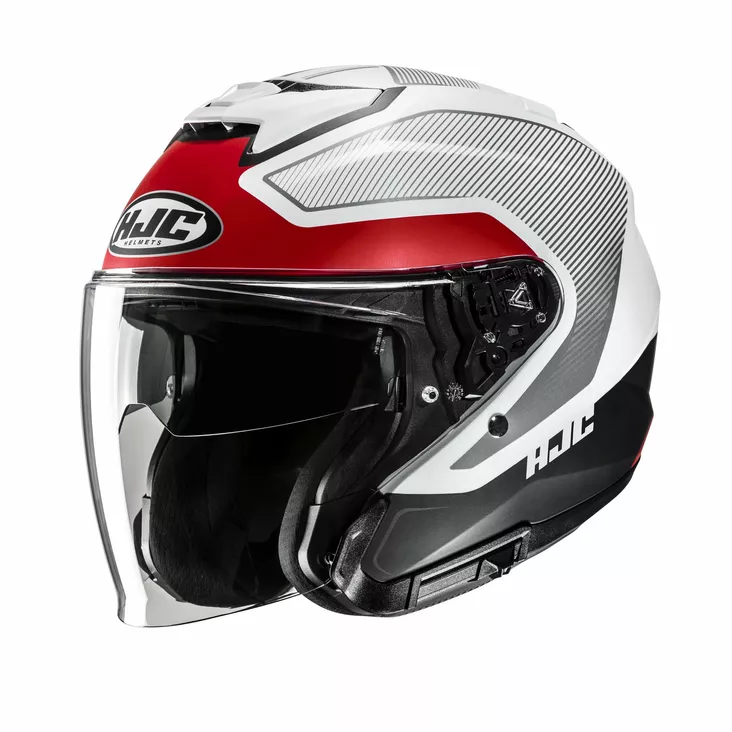 HJC Kypärä i31 Tevis Valkoinen/Punainen MC1SF - Avokypärät - D504396 - 1