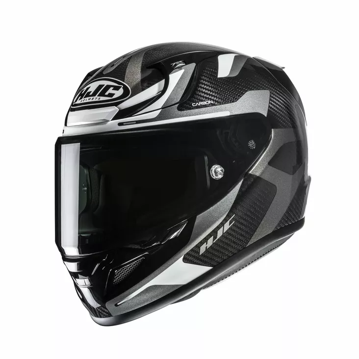 HJC Kypärä RPHA 12 Carbon Xentra Musta/Valkoinen/Harmaa MC5 - Umpikypärät - D524936 - 1