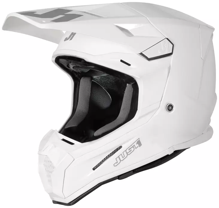 Just1 Kypärä J-22 F Solid Valkoinen Gloss - Offroad-kypärät - D444886 - 1