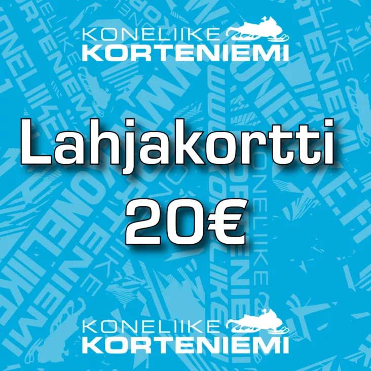Lahjakortti 20 € - Lahjakortit ja etukupongit - 139056 - 1