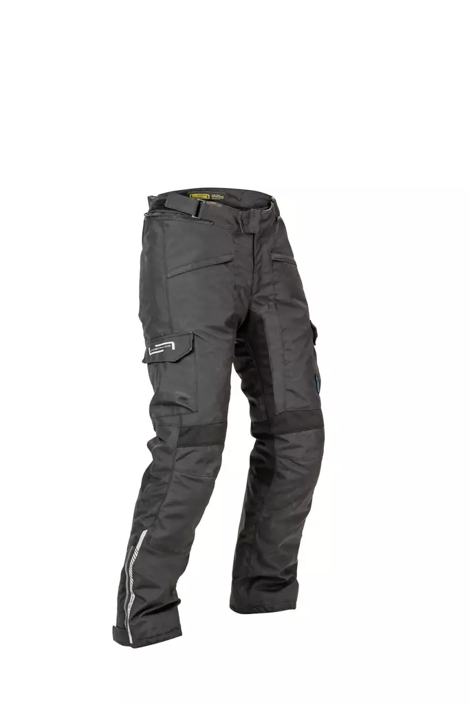 Lindstrands Tekstiilihousu Borgvik Pants Musta - Kalvolliset moottoripyörähousut - D486176 - 1