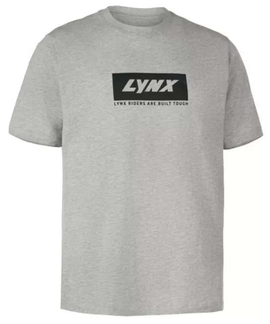 LYNX SIGNATURE T-PAITA HEATHER GREY - Lynx Vapaa-aika - 146826 - 1