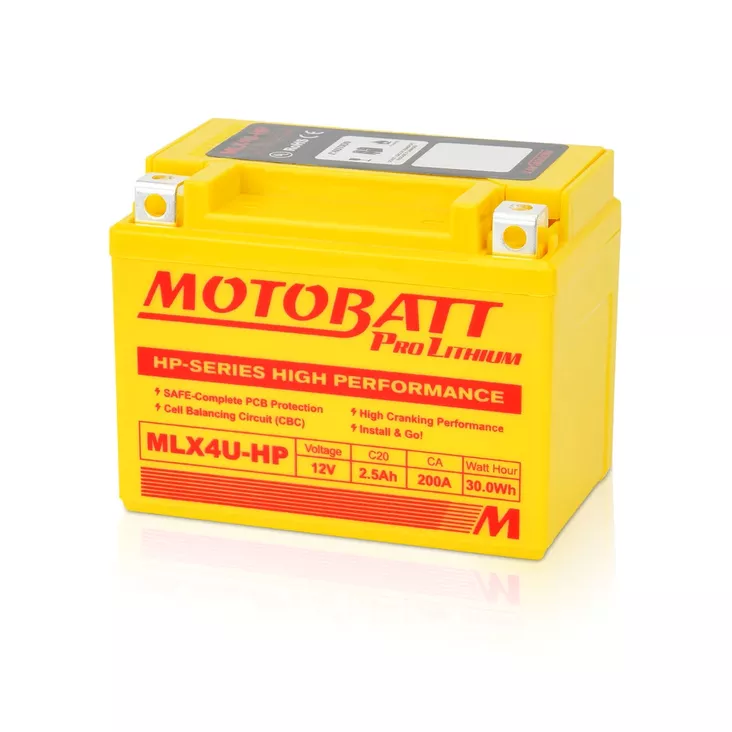 Motobatt Litium akku MLX4U-HP - Akut - D561176 - 1