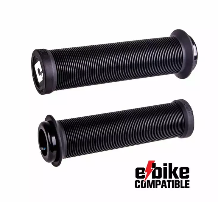 ODI Longneck V2.1 E-MTB Lock-On Grip 135mm Black/Black - Moottoripyörän kahvakumit - D510246 - 1