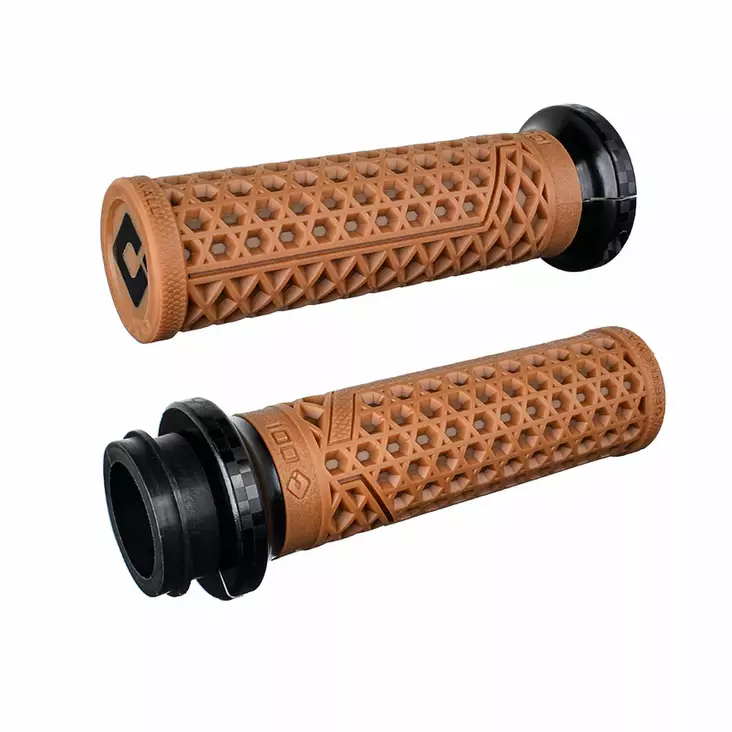 ODI Street Grips V-TWIN Lock-On VANS Signature-HD TBW GUM RUBBER/Black Checker - Moottoripyörän kahvakumit - D510216 - 1