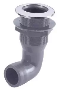 Osculati itsetyhjennys läpivienti 25mm 90 - Läpiviennit - D288426 - 1