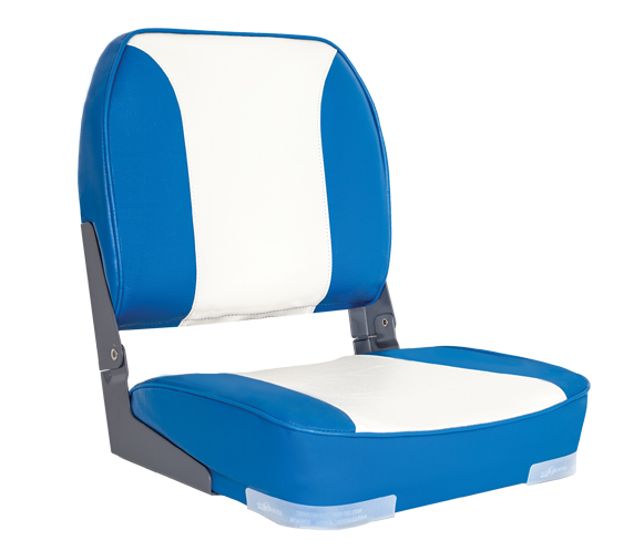 OS DELUXE FOLD DOWN SEAT UPHOLSTERED BLUE/WHITE - Veneen Istuimet & tuolit - D241106 - 1