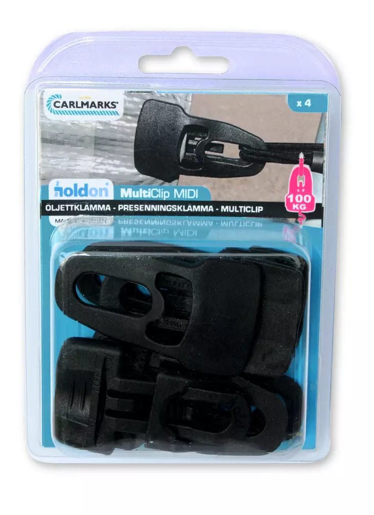 Peitteen kiinnike 4-pakkaus - Pressut - D465936 - 1