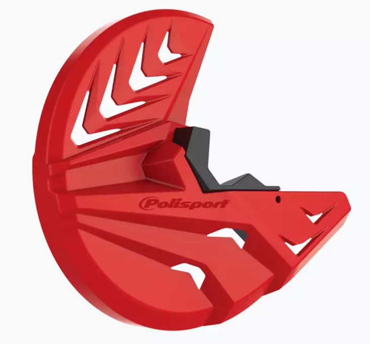 Polisport Disk c/bottom fork p Beta RR 4T/2T(19-..) Red/black (8) - Moottoripyörän haarukansuojat - D400286 - 1