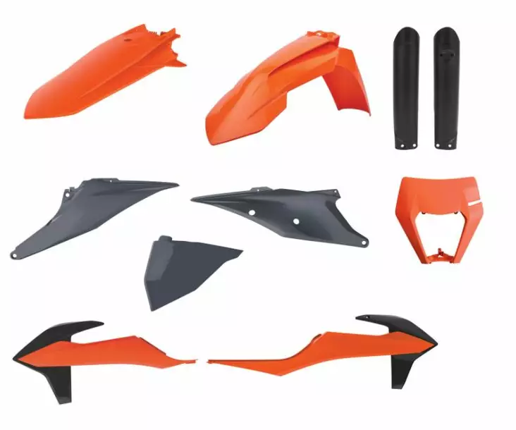 Polisport enduro kit KTM EXC/EXC-F (20-23) OEM Color (1) - Moottoripyörän muovisarjat - D400296 - 1