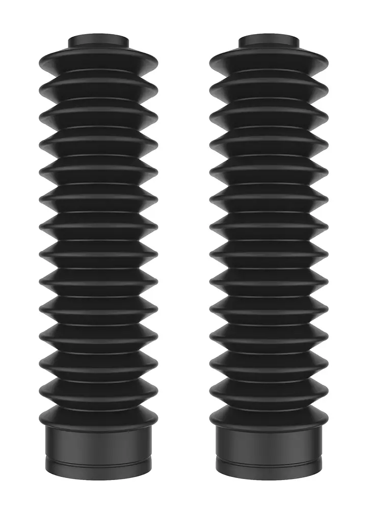Polisport Fork Boots Yamaha 215x28 black (9) - Moottoripyörän haarukansuojat - D344516 - 1