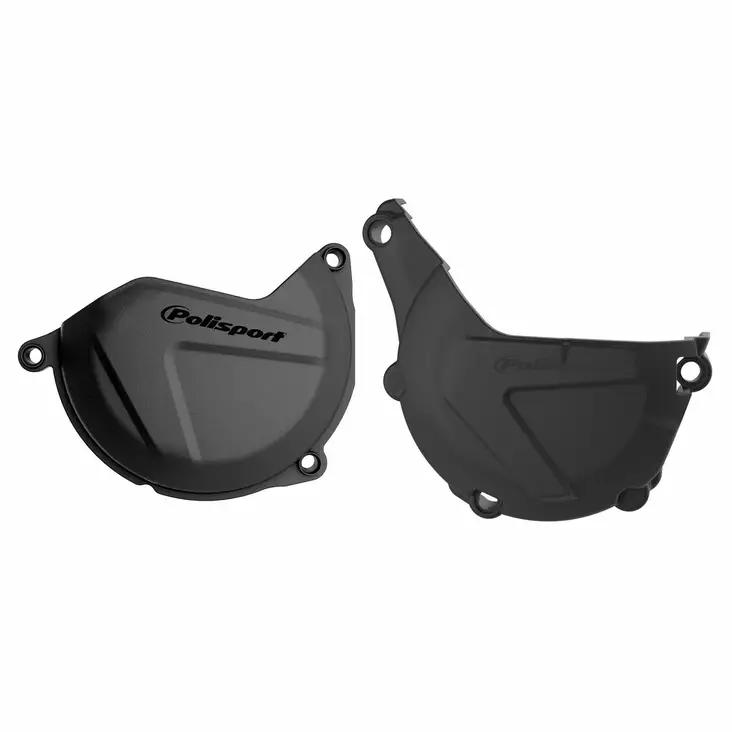 Polisport Kit Clutch+Igni. EXC/XCW450/500(13-16) FE450/501(14-16) Black (28) - Moottoripyörän moottorin suojakopat - D400526 - 1