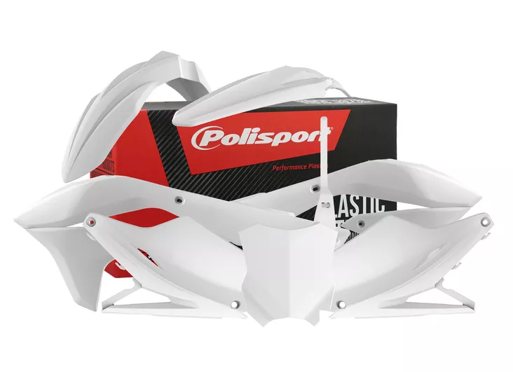 Polisport plastic kit KX450F 16-18 White (1) - Moottoripyörän muovisarjat - D191796 - 1