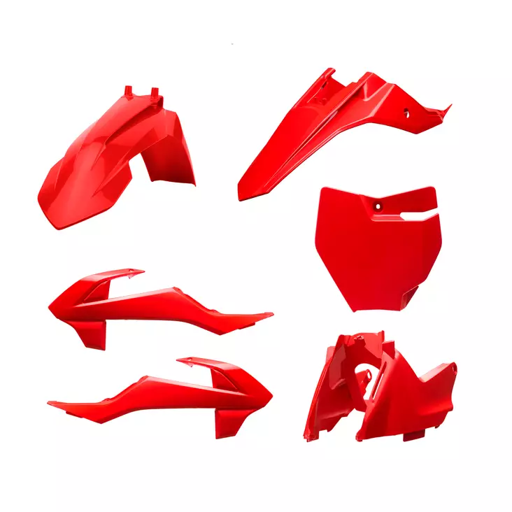 Polisport Plastic Kit MC 65 (21-23) SX65(16-23) RED (1) - Moottoripyörän muovisarjat - D417296 - 1