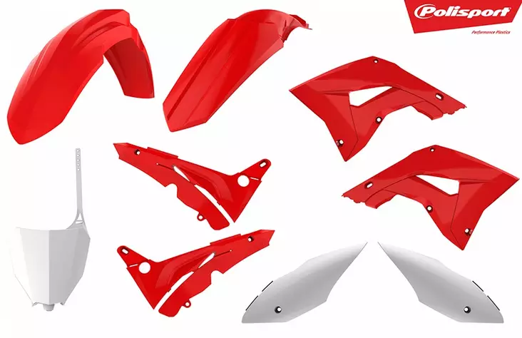 Polisport plastic Restyling kit CR125/250 02-07 (1) - Moottoripyörän muovisarjat - D258256 - 1
