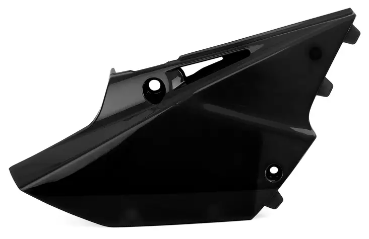 Polisport side panel Yamaha YZ125/250 15-21 YZ125/250X 17-23 Black (5) - Moottoripyörän sivupaneelit - D344776 - 1