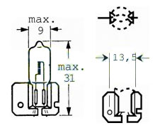 Polttimo H2 12v 55w x511 - Polttimot - D495166 - 1