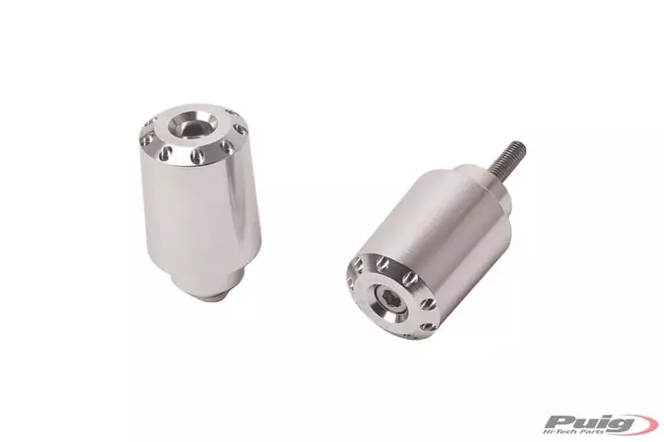 Puig Bar End Yamaha Mt-09 Tracer C/Silver - Moottoripyörän ohjaustangot päät - D302436 - 1
