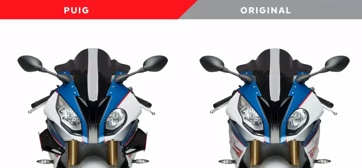 Puig Downforce Spoilers Bmw S1000Rr 15'-18' - Moottoripyörän katteet & tuulenohjaimet - D337056 - 1
