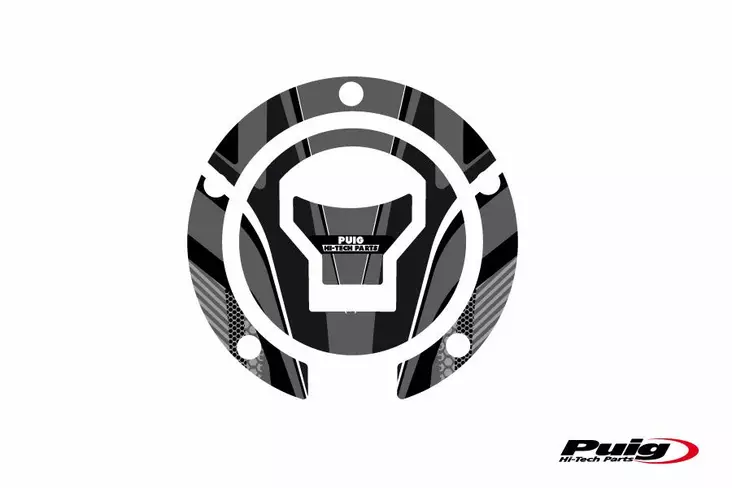Puig Fuel Cap Cover Mod. Radical Honda C/Grey - Moottoripyörän tarrasarjat - D300906 - 1