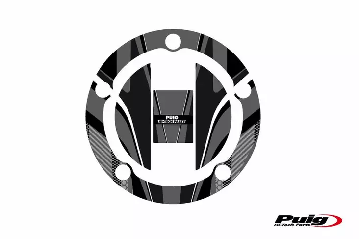Puig Fuel Cap Cover Radical Suzuki C/Gray - Moottoripyörän tarrasarjat - D299516 - 1