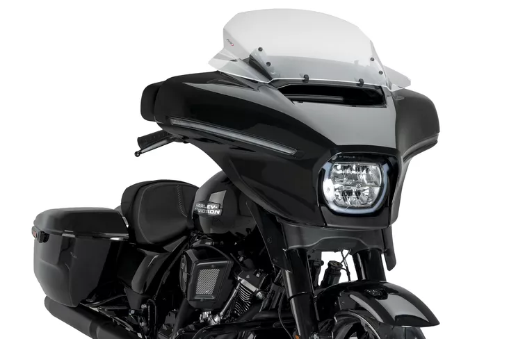 Puig High-Road Touring Screen Harley Davidson Road Glid - Moottoripyörän tuulisuojat - D523736 - 1