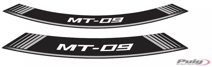 Puig Kit 8 Rim Strips Mt-09 C/Silver - Moottoripyörän vanneteipit - D302006 - 1
