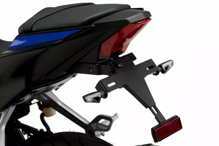 Puig License Support Yamaha Yzf-R125 19'- C/Black - Moottoripyörän kilven kiinnikket - D337526 - 1
