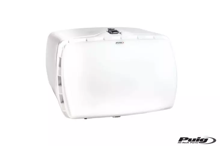 Puig Maxi Box With Lock And Attached With Straps C/Whit - Moottoripyörän kovat laukut - D337536 - 1
