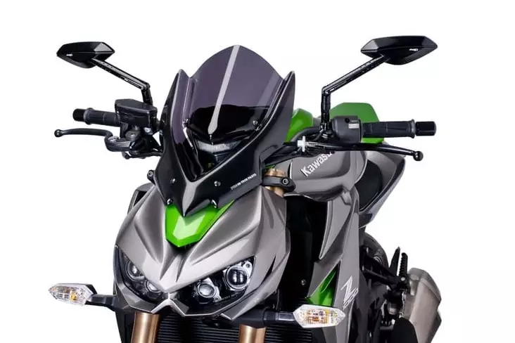 Puig New Generation Touring Windshield Z1000 14'-20' C/Dark Smoke - Moottoripyörän tuulisuojat - D300846 - 1