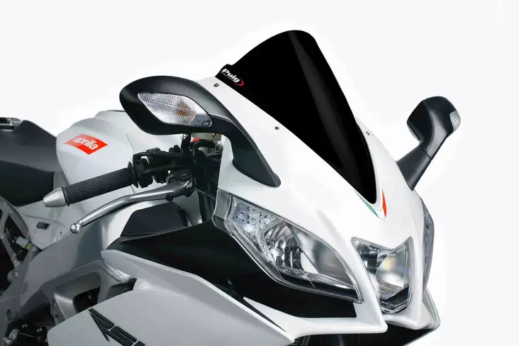 Puig Racing Screen Aprilia Rs4 11-18/Rsv4 09-14 C/Black - Moottoripyörän tuulisuojat - D298386 - 1