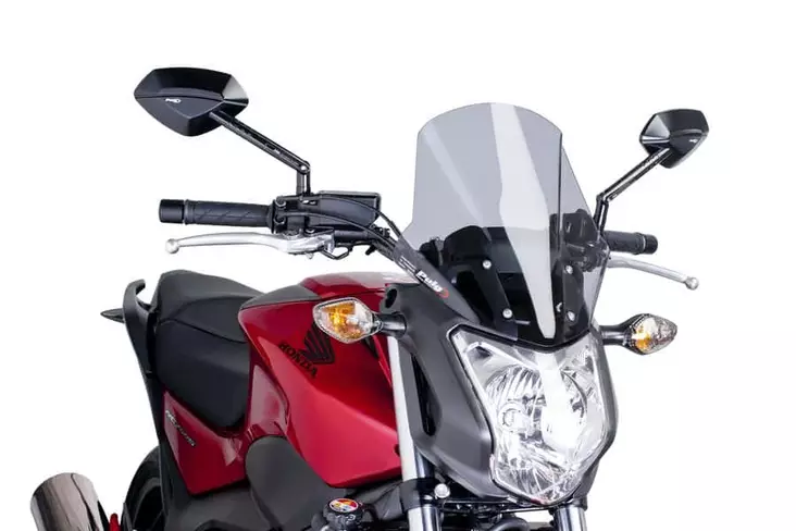 Puig Racing Screen Honda Nc750S 14-18' C/Smoke - Moottoripyörän tuulisuojat - D299146 - 1
