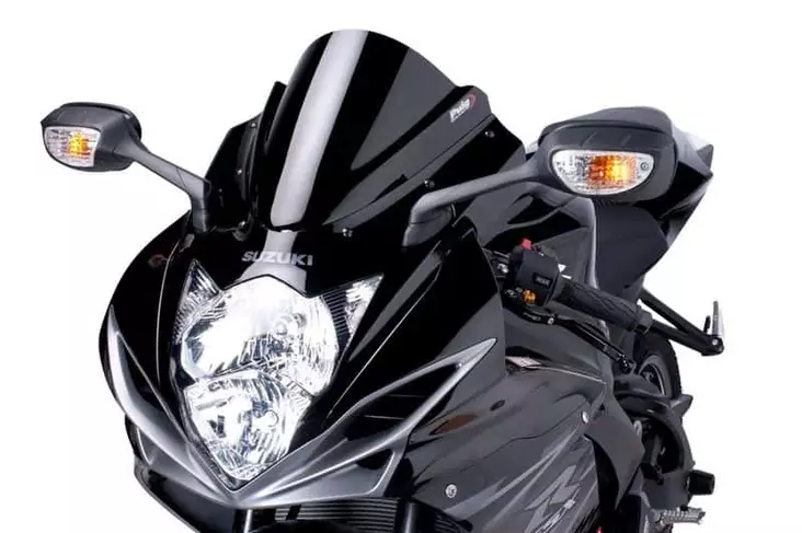 Puig Racing Screen Suzuki Gsxr6/750 11-17 C/Black - Moottoripyörän tuulisuojat - D298766 - 1