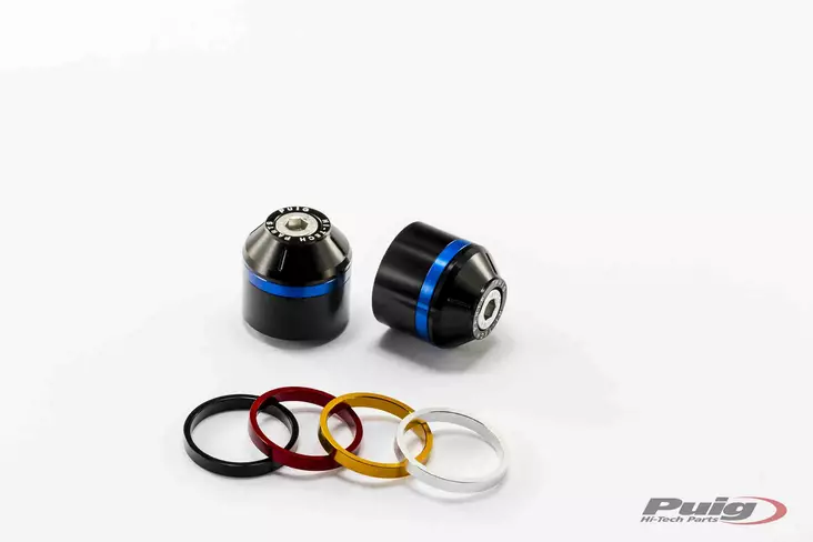 Puig Short Bar End W/Rings Bmw F800Gs C/Black - Moottoripyörän ohjaustangot päät - D301236 - 1
