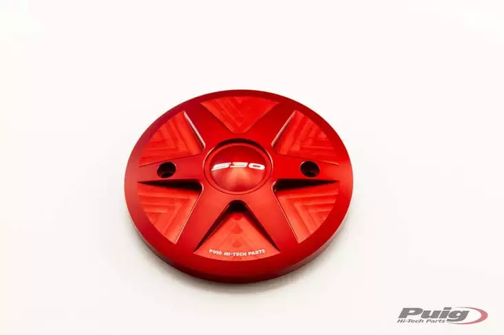 Puig Sump Clutch Cover T-Max 530 12-16'C/Red - Moottoripyörän moottorin suojakopat - D301576 - 1