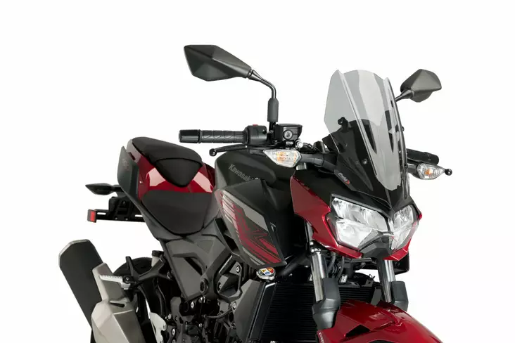 Puig Wind. New Generation Kawasaki Z400 19' C/Smoke - Moottoripyörän tuulisuojat - D338116 - 1