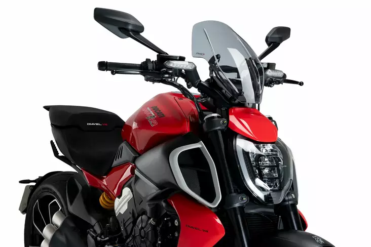 Puig Winds. New Generation Regula. Ducati Diavel V4 - Moottoripyörän tuulisuojat - D511046 - 1
