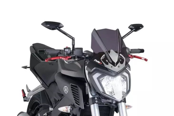 Puig Windshield New Generation Yamaha Mt-125 15-18'C/Da - Moottoripyörän tuulisuojat - D212176 - 1