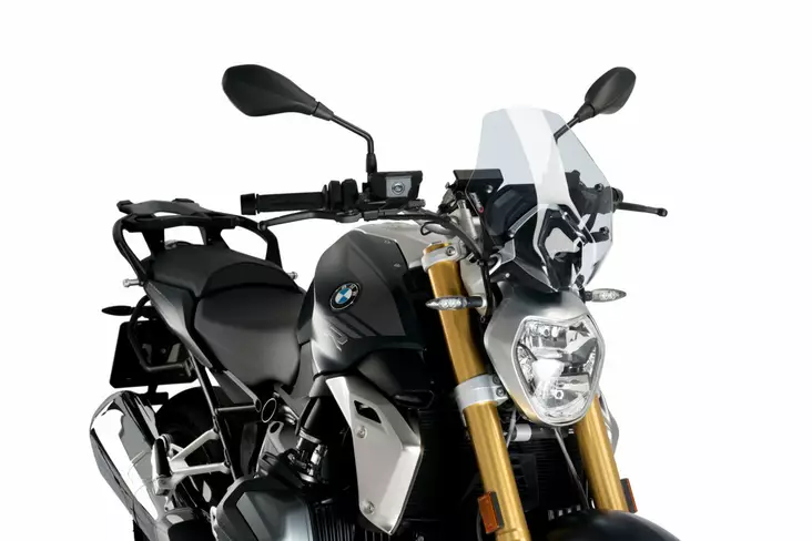 Puig Windshield Ng Sport Bmw R1250R 19'- + Supports C/C - Moottoripyörän tuulisuojat - D338246 - 1