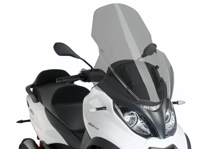 Puig Windshield V-Techline Piaggio Mp3 350 18' C/Smoke - Moottoripyörän tuulisuojat - D338276 - 1