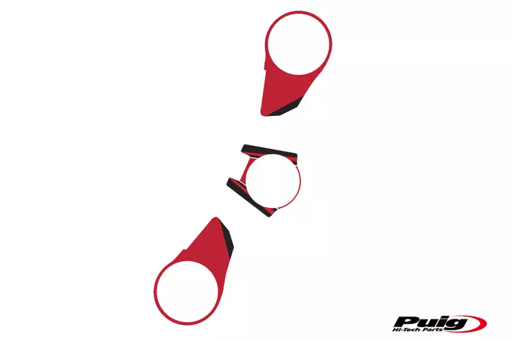 Puig Yoke Protector Radikal Aprilia Rsv4 R 13-14' C/Red - Moottoripyörän kaatumatapit - D302066 - 1