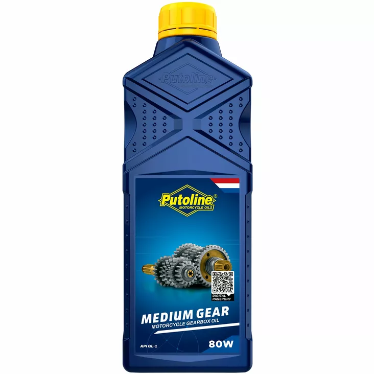 Putoline Medium Gear 80W- 1L (12) - Vaihteistoöljyt - D546196 - 1